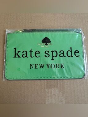 NEW Kate Spade Green Zip Wrislet
